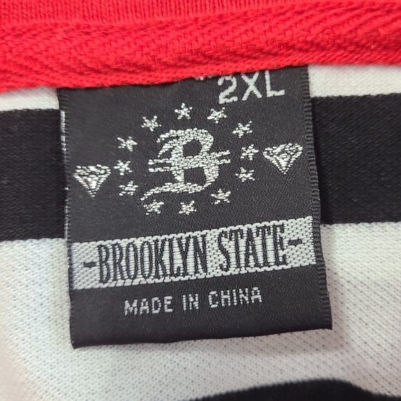 (852) Brooklyn State Men's Classic Short Sleeve Three Button Polo, Size: 2XL - Picture 12 of 16